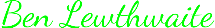 Ben's signature